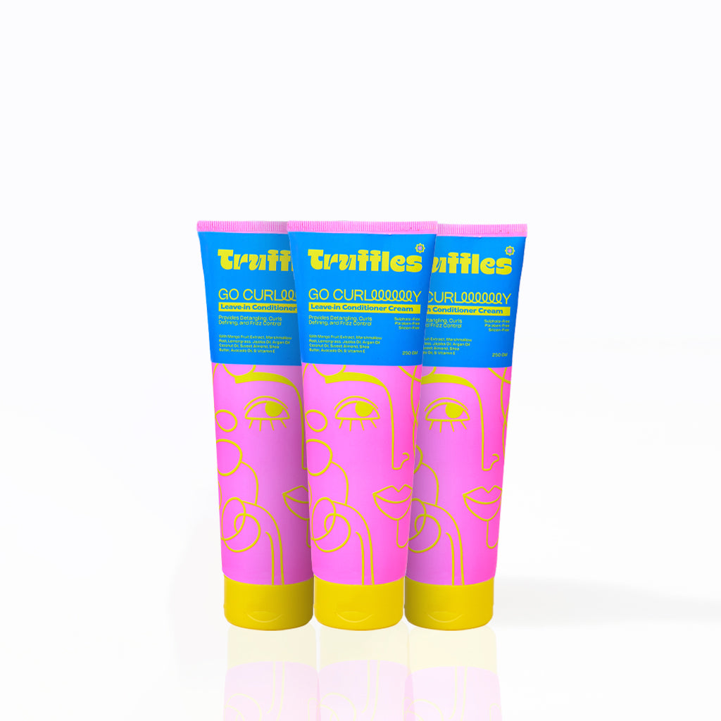 Go Curly Leave In Cream ( 3 bottles)